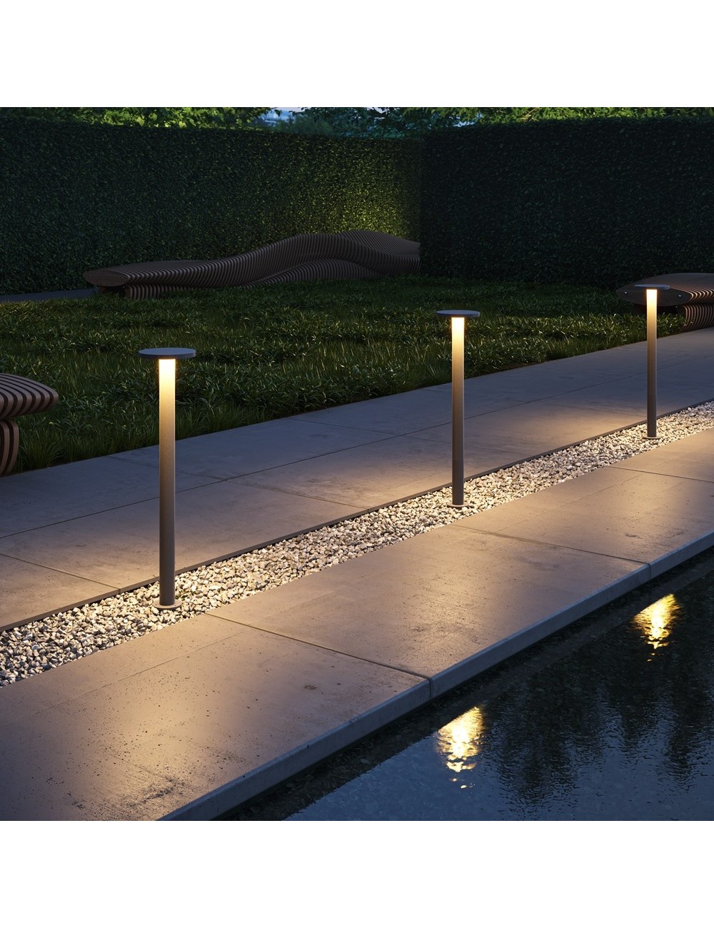 Pastatomas šviestuvas Wald Ø18 LED IP65