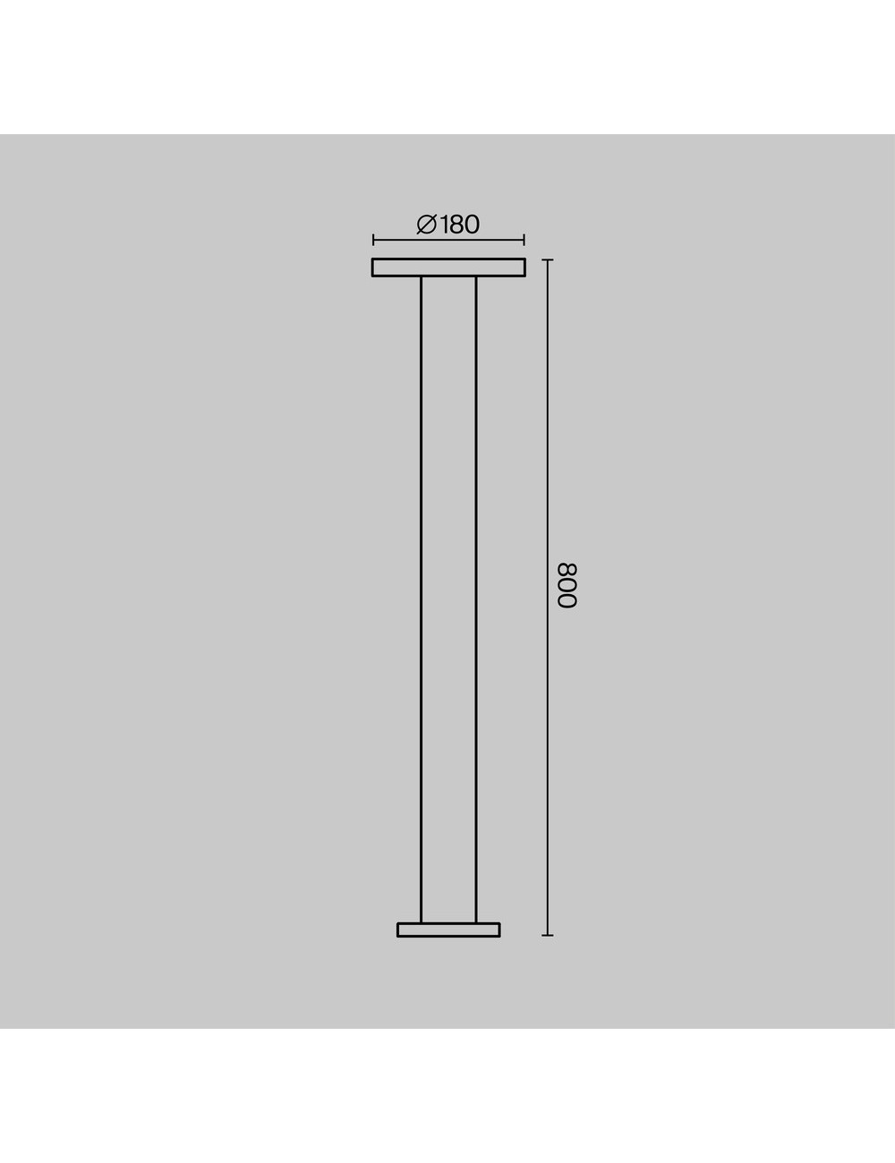 Garden lamp Wald Ø18 LED IP65