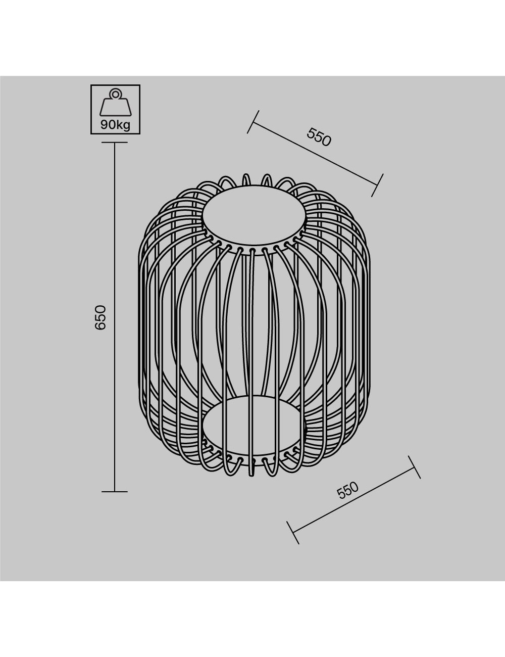Garden lamp Wisp LED IP54