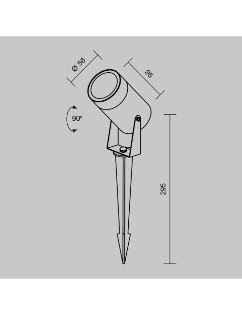 Садовая лампа Scope IP65