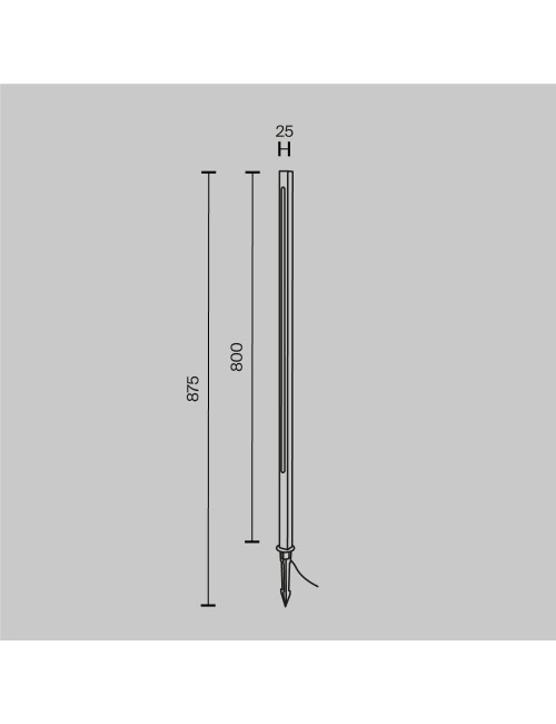 Садовая лампа Pole LED IP65