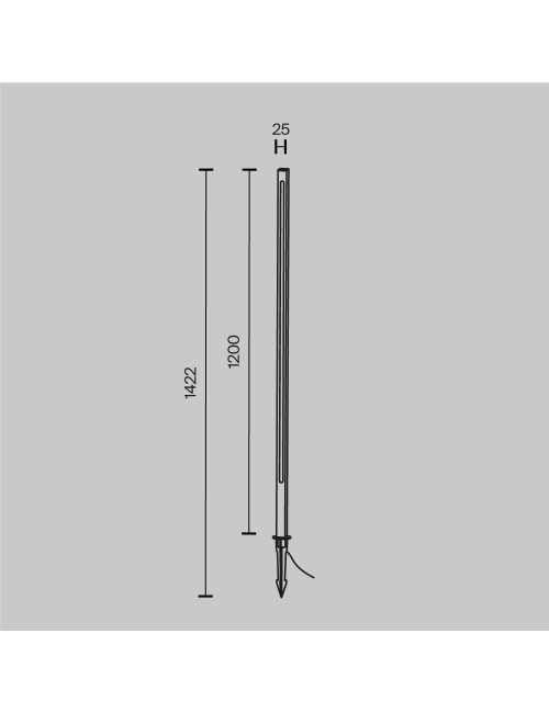 Garden lamp Pole LED IP65