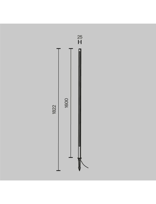 Aiavalgusti Pole LED IP65