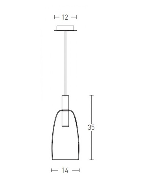 Pendant lamp 1965