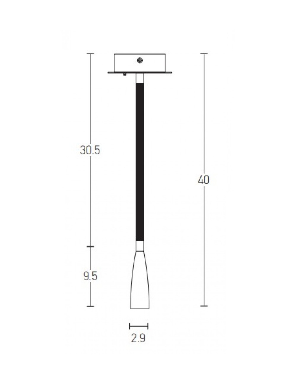 Wall lamp H63