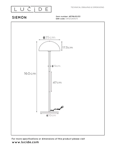 Stāvlampa Siemon