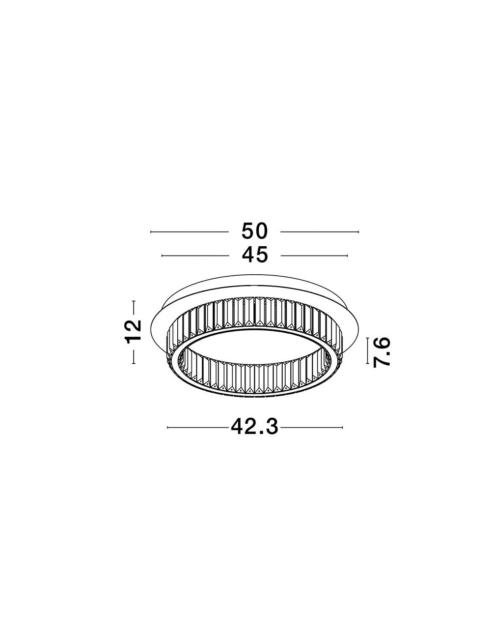 Lühter Aurelia Ø50 LED