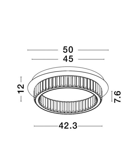 Kronleuchter Aurelia Ø50 LED