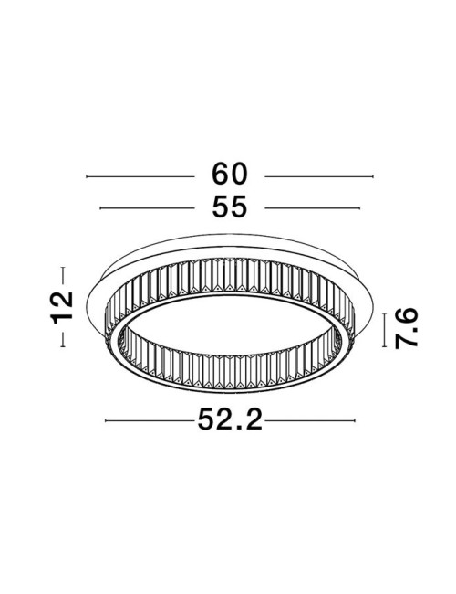 Chandelier Aurelia Ø60 LED