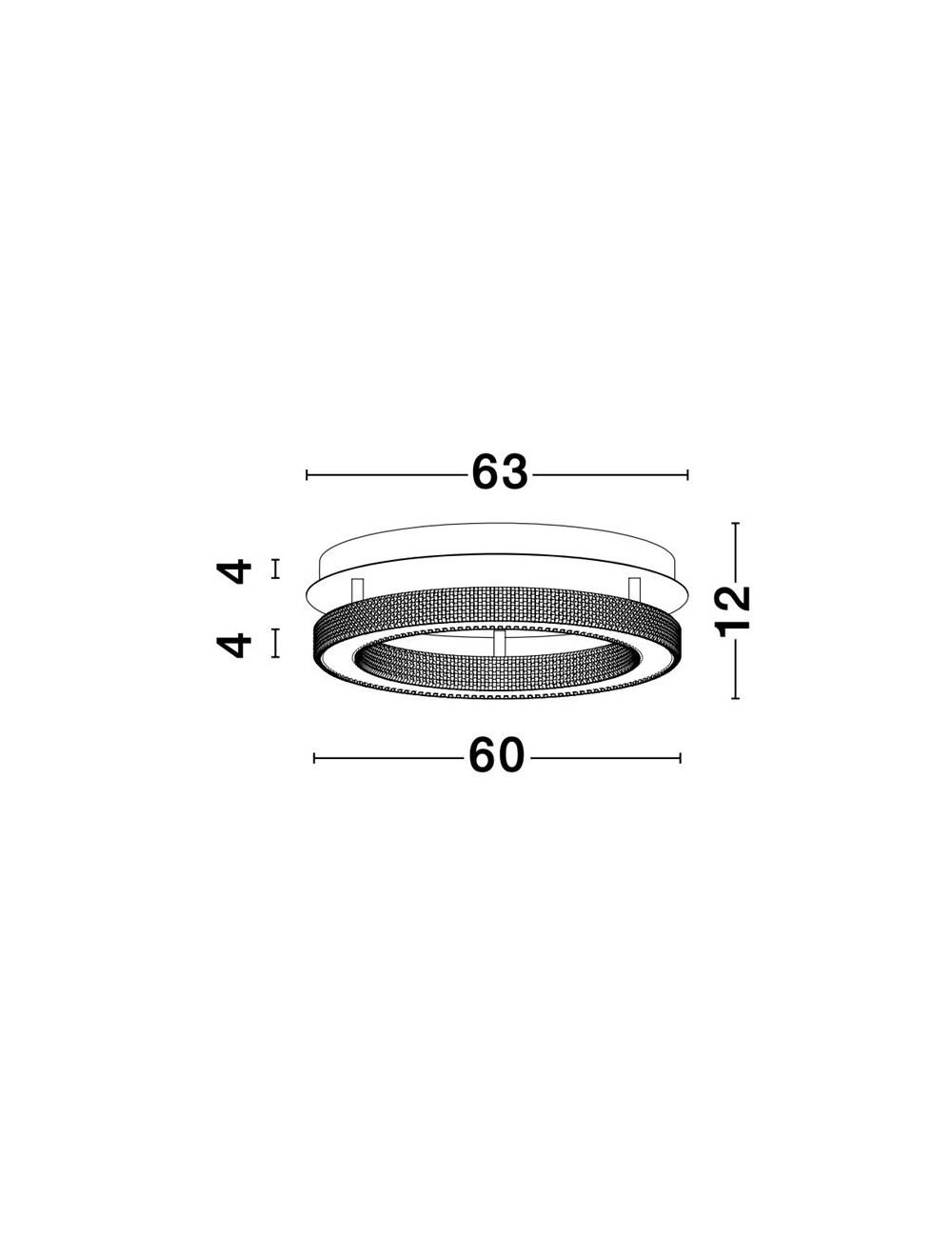 Chandelier Fiore Ø60 LED