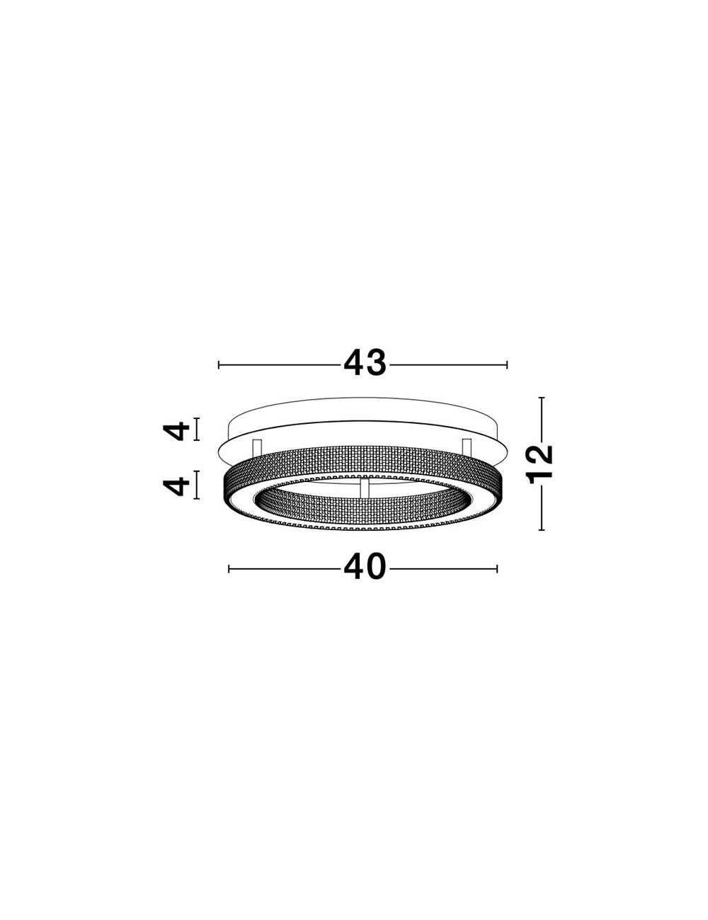 Kronleuchter Fiore Ø40 LED