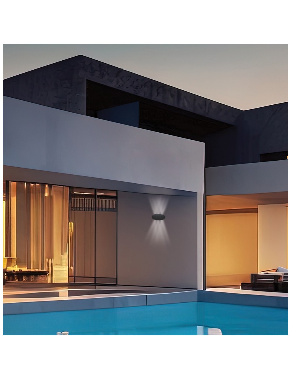 Fasādes lampa Smooth LED IP54