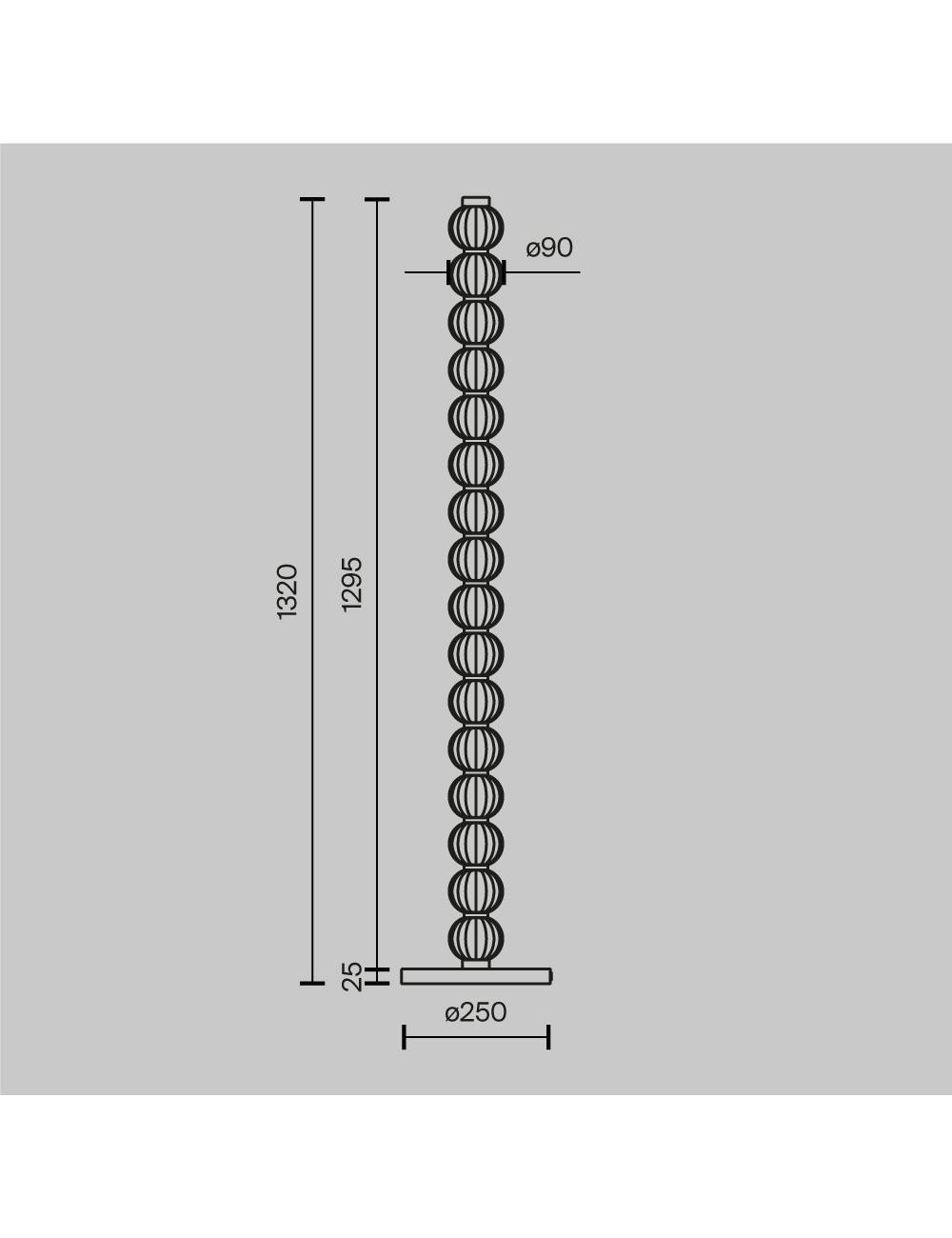 Stāvlampa Amulet LED