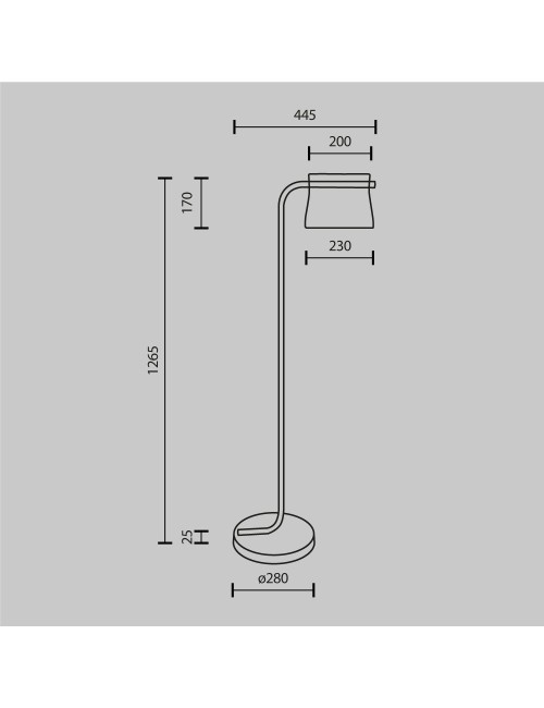 Floor lamp Cabaret LED
