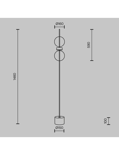 Stehleuchte Double Moon LED