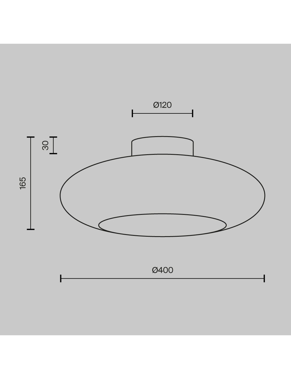 Deckenleuchte Aros Ø40 LED