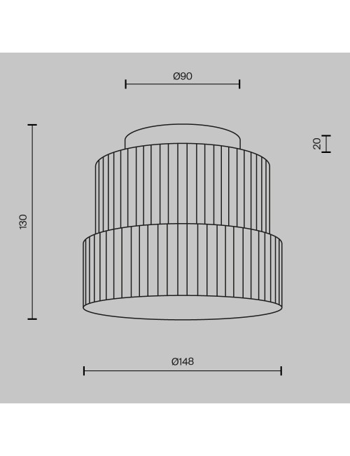 Deckenleuchte Scala Ø14,8 LED