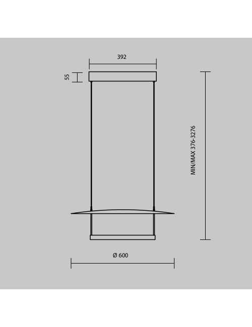 Piekaramā lampa Ambience Ø60 LED