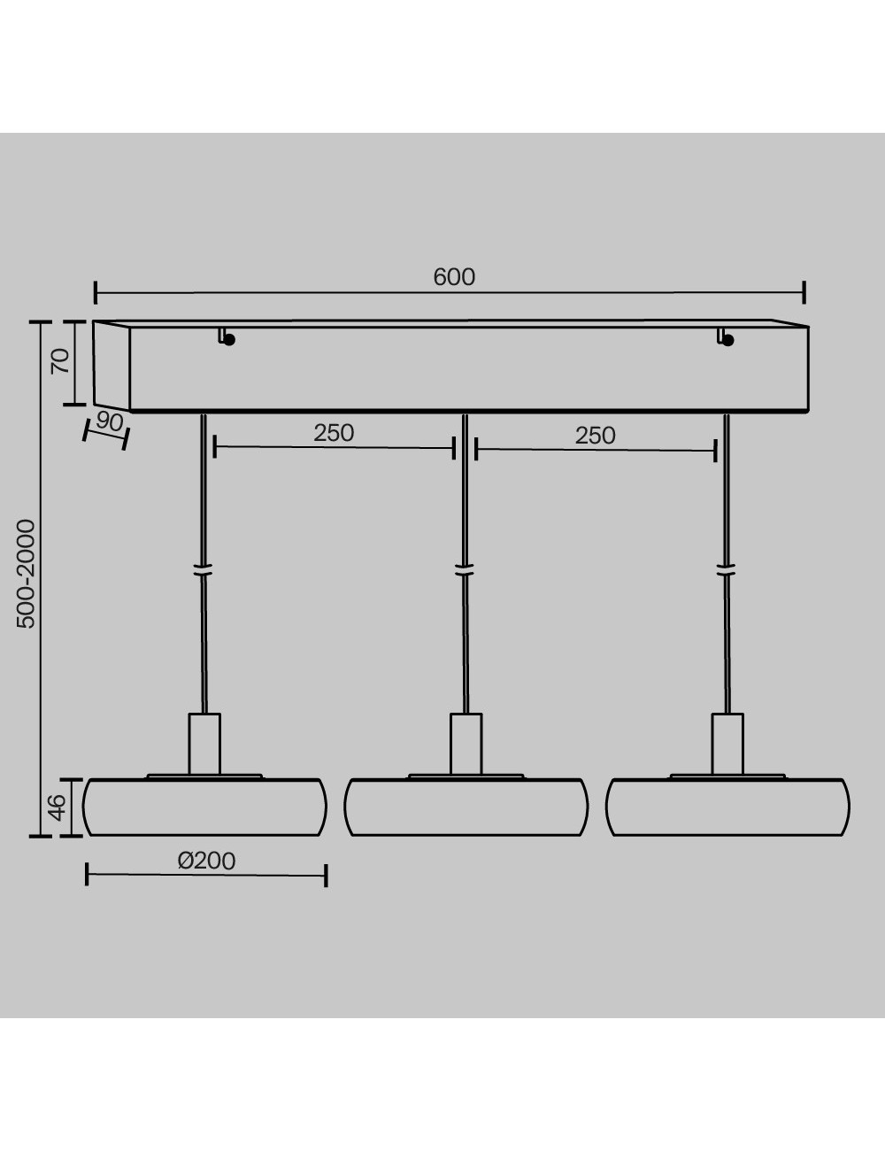 Pendant lamp Float LED