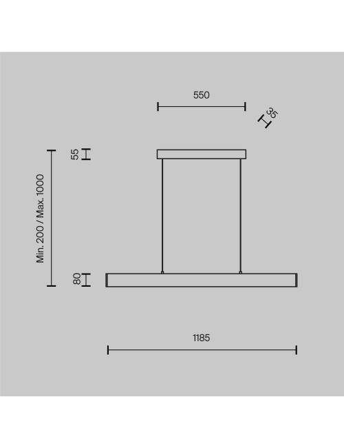 Pendant lamp Step LED