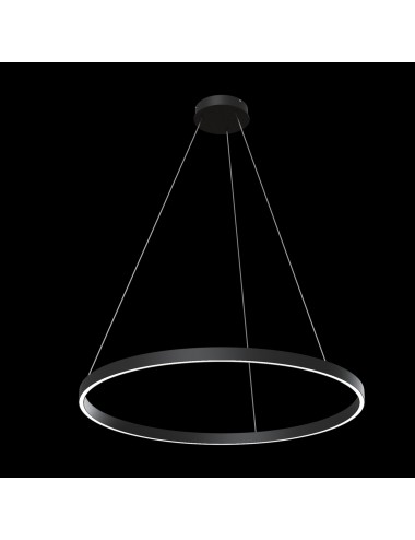 Piekaramā lampa Rim melna